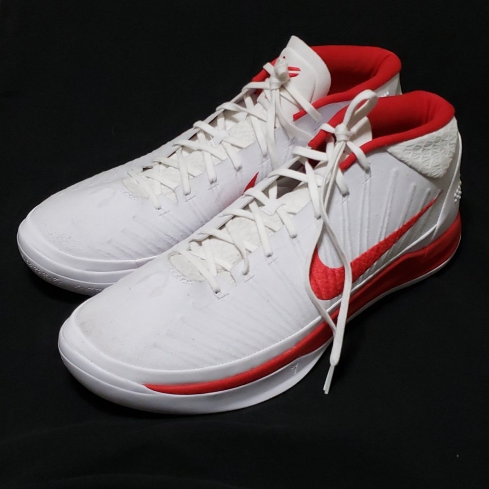 Nike Kobe AD Mid White Team Red - Picture 2 of 14